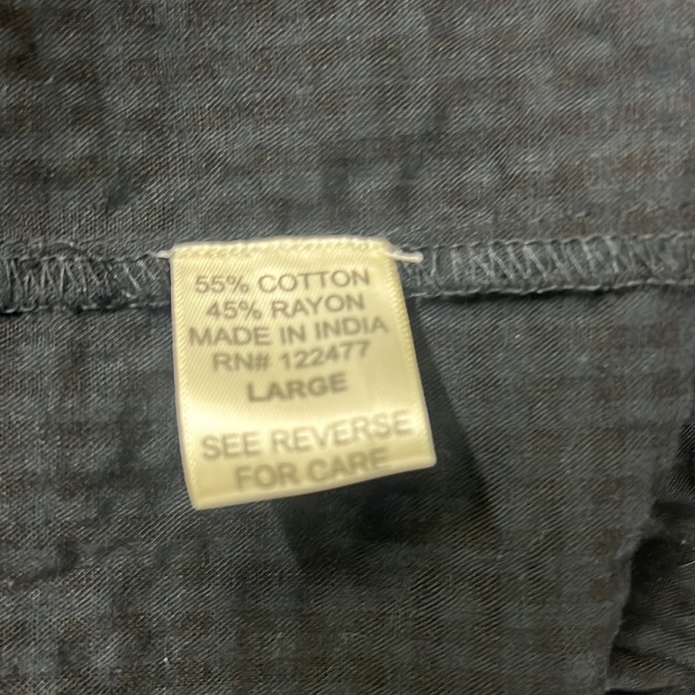 Nicolette Blue Square Design Blouse - Picture 5 of 5